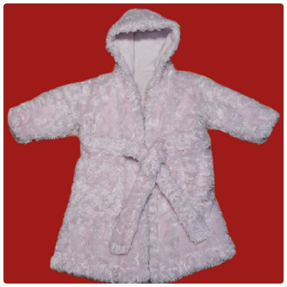 Blankets and Beyond - Adorable Pink Robe 12 Month…